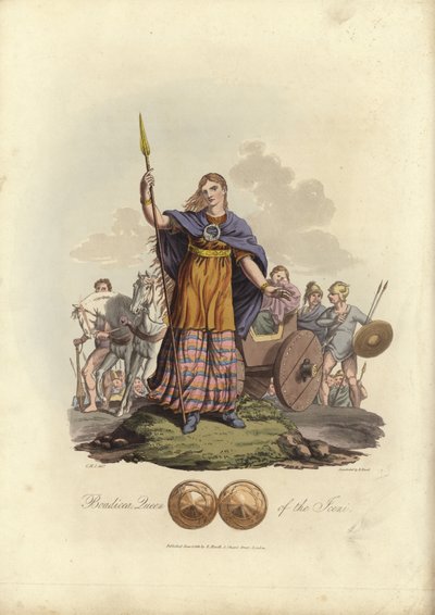 Boadicea, Queen of the Iceni by English School
