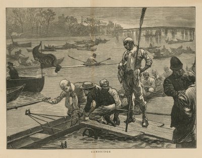 Boat Race on the River Cam in Cambridge by English School