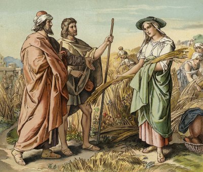 Boaz and Ruth by English School