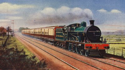 Bombay-Calcutta Mail on the Great Indian Peninsula Railway by English School