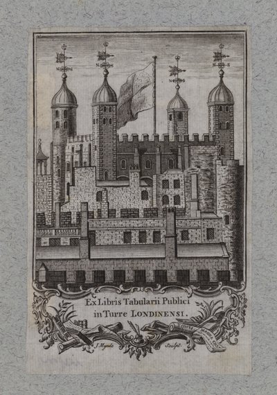 Book Plate, Tower of London by English School