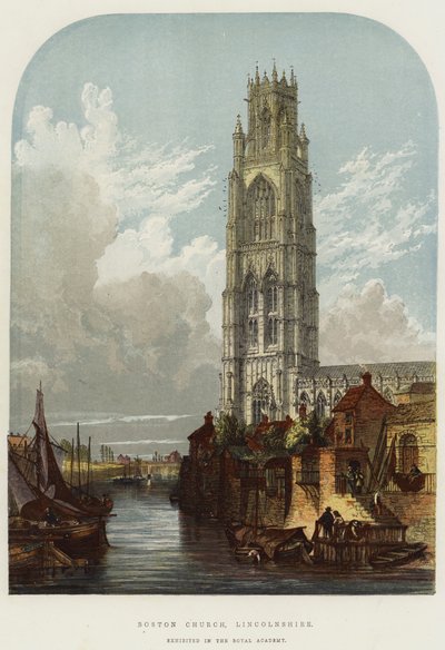 Boston Church, Lincolnshire by English School