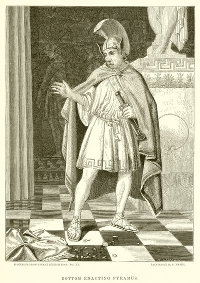 Bottom Enacting Pyramus by English School