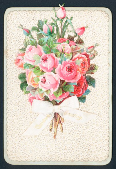 Bouquet of Pink Roses by English School