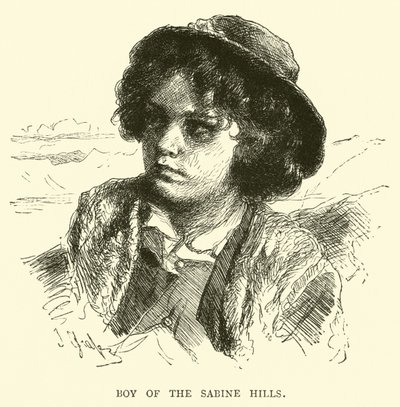 Boy of the Sabine Hills by English School