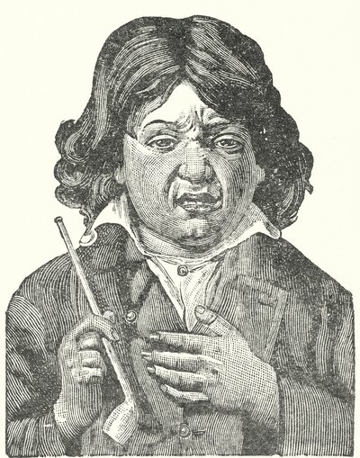 Boy Suffering the After Effects of Tobacco by English School