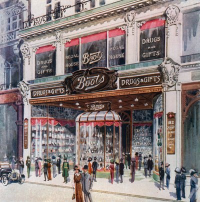 Branch of Boots at 182 Regent Street by English School