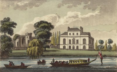 Brandenburg House, Hammersmith, London, Home of Caroline of Brunswick, Queen of the United Kingdom and Estranged Wife of King George IV by English School