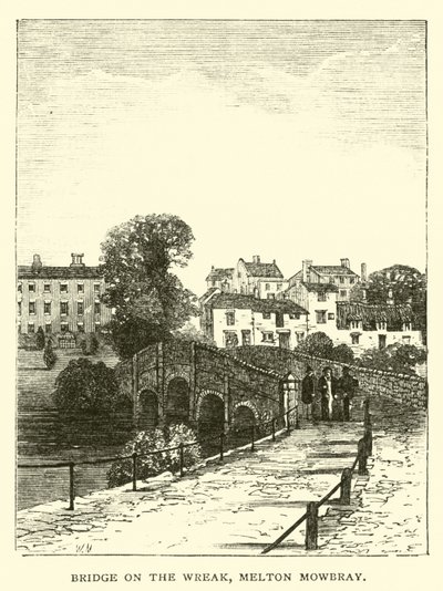 Bridge on the Wreak, Melton Mowbray by English School