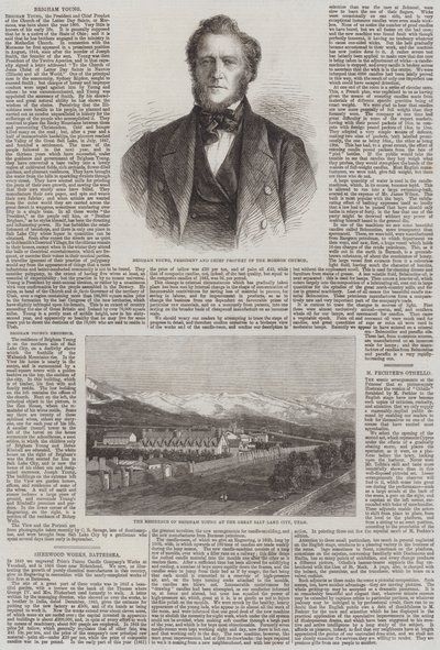 Brigham Young by English School