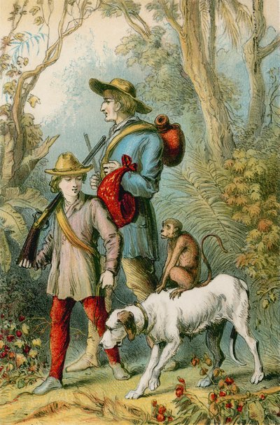 Bringing Home the Monkey by English School