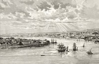Brisbane Harbour, Australia, c.1880, from 