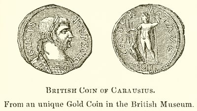 British Coin of Carausius by English School