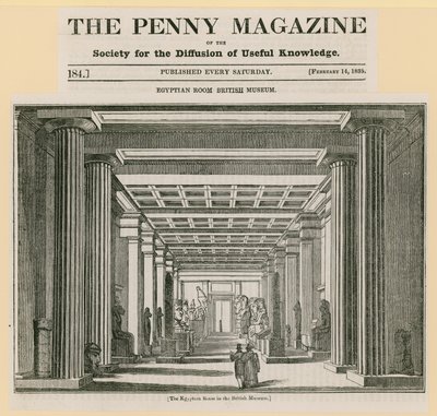 British Museum, Egyptian Room by English School
