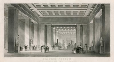 British Museum, Grand Central and Egyptian Saloons by English School