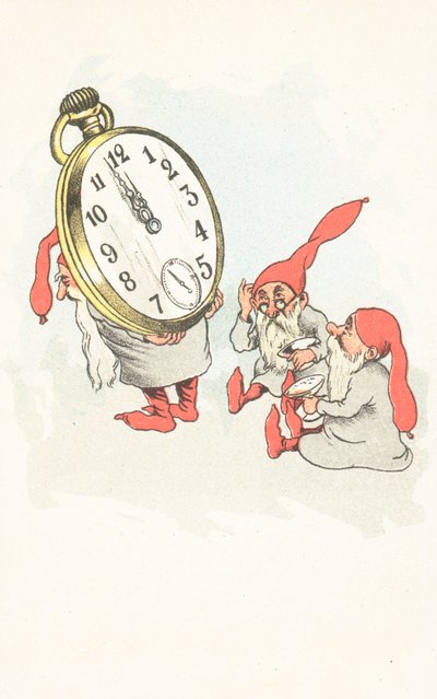 British New Year card by English School
