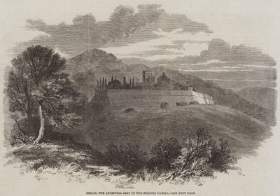 Brolio, the Ancestral Seat of the Ricasoli Family by English School