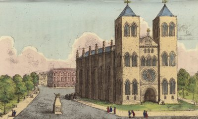 Brunswick Cathedral, Germany, final resting place of Queen Caroline, estranged wife of King George IV by English School