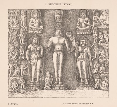 Buddhist Litany, from The Cave Temples of India by James Fergusson and J. Burgess by English School