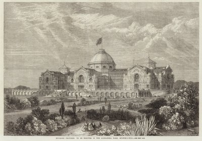 Building Proposed to be Erected in the Alexandra Park, Muswell Hill by English School
