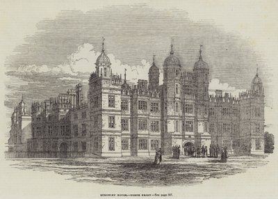 Burghley House, North Front by English School