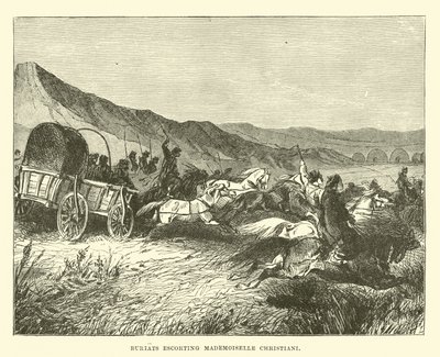 Buriats Escorting Mademoiselle Christiani by English School