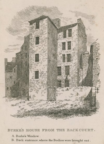 Burkes house from the back court by English School