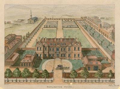 Burlington House, Piccadilly, London by English School