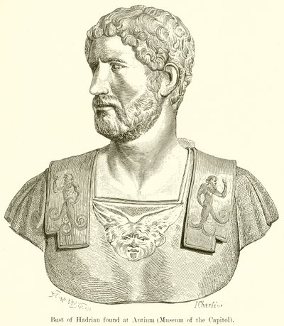 Bust of Hadrian by English School