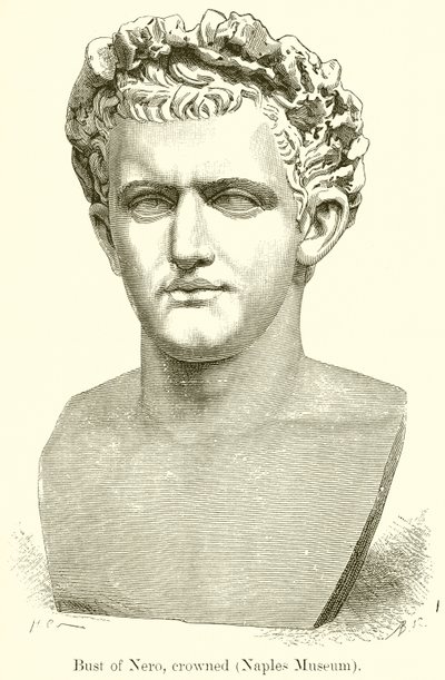 Bust of Nero, Crowned by English School