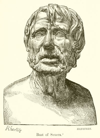 Bust of Seneca by English School