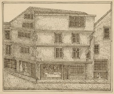 Butcher in Smithfield by English School