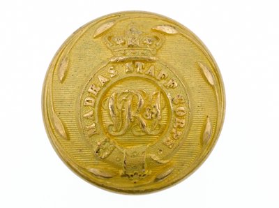 Button, Madras Staff Corps, 1861-1876 by English School