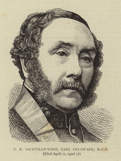 C R Sackville-West, Earl Delawarr, KCB by English School