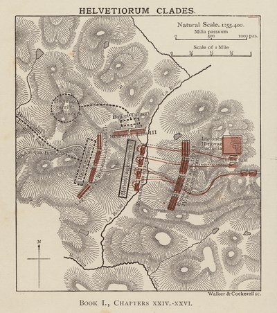 Caesar, Gallic War: Helvetiorum Clades by English School