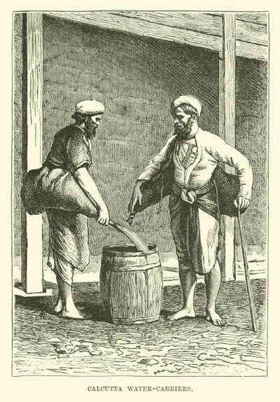 Calcutta Water Carriers by English School