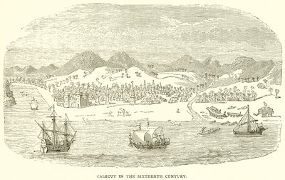 Calecut in the Sixteenth Century by English School