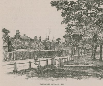 Cambridge Cottage, Kew, The Birthplace of Princess Mary of Cambridge by English School