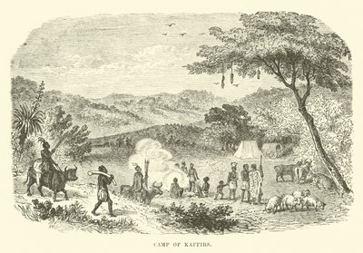 Camp of Kaffirs by English School