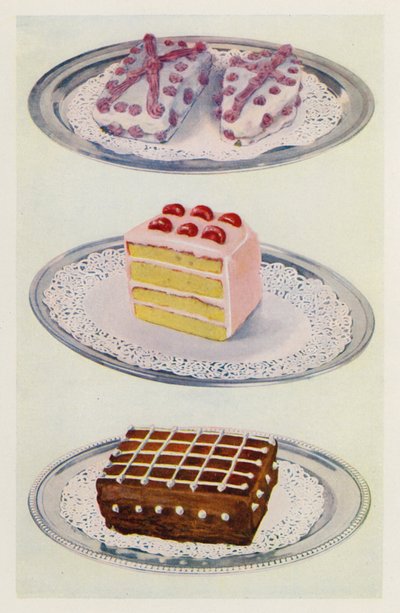 Canadian Cake; Layer Cake; Iced Chocolate Cake by English School