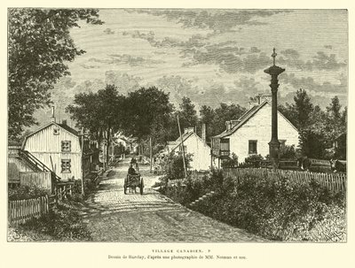 Canadian Village by English School