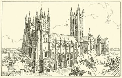 Canterbury Cathedral by English School