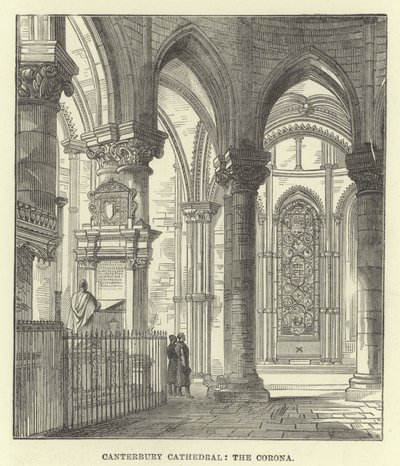Canterbury Cathedral, The Corona by English School