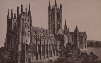 Canterbury: The Cathedral by English School
