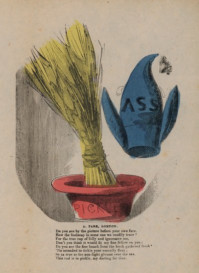 Cap of folly and birch in a pickle bowl by English School