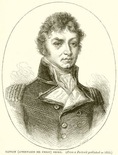 Captain (Afterwards Sir Philip) Broke by English School
