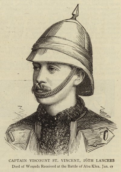 Captain Viscount St Vincent by English School