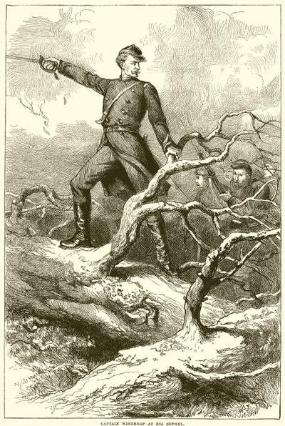 Captain Winthrop at Big Bethel by English School