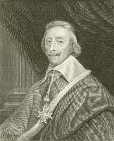 Cardinal Richelieu by English School