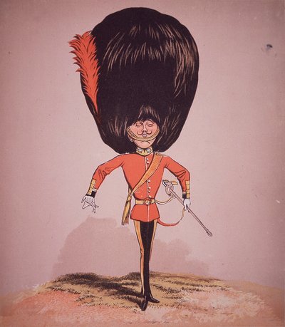Caricature of Coldstream Guards Officer, from 